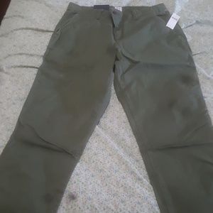 Gap Green Girlfriend Chino Pants